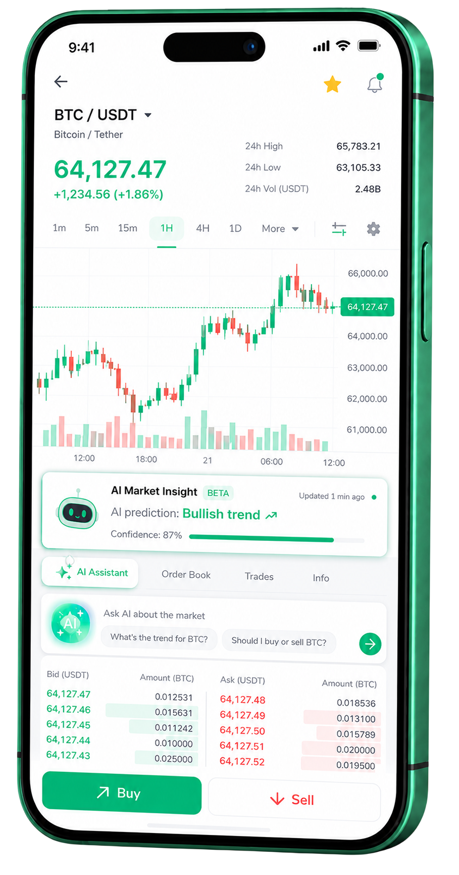 Application mobile de trading Cap Dividaval fonctionnant sur un smartphone